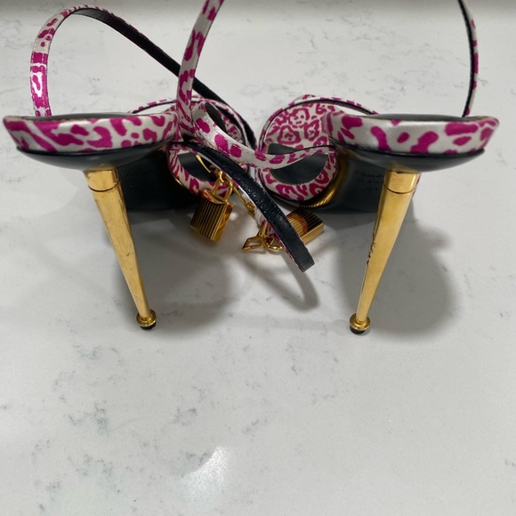 Authentic Tom Ford Padlock Heeled Sandals - Picture 2 of 8